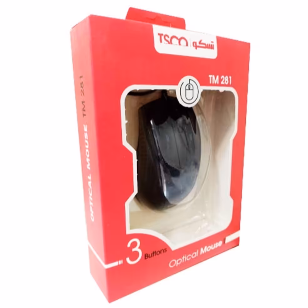 ماوس موس با سیم تسکو مدل TM 281 با گارانتی اصلی