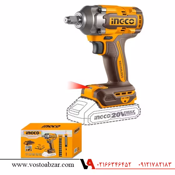 ست ابزار و بکس شارژی اینکو مدل COSLI23048