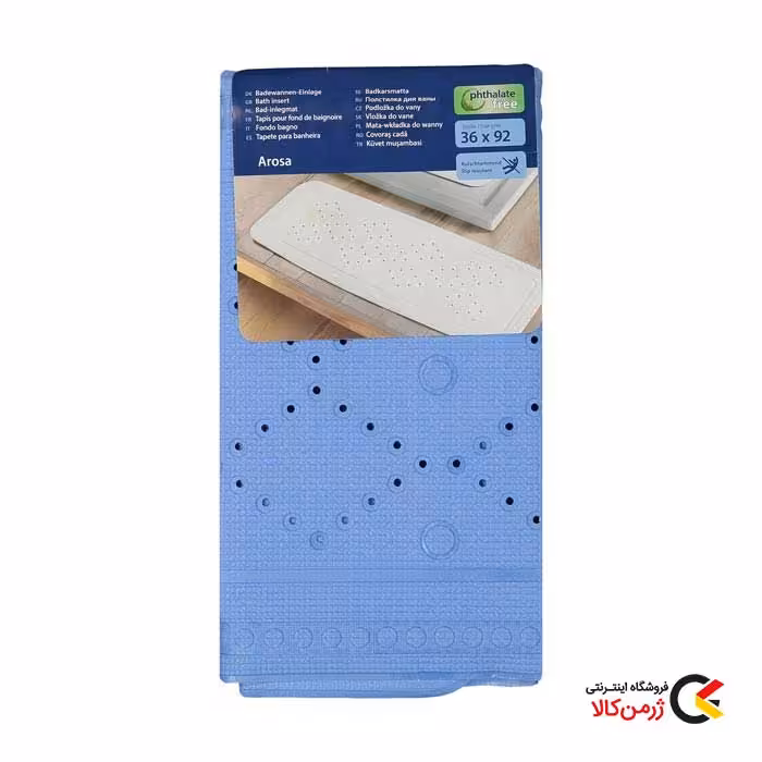 کفپوش ضد لغزش وان حمام مدل 92*36 Arosa B آبی
