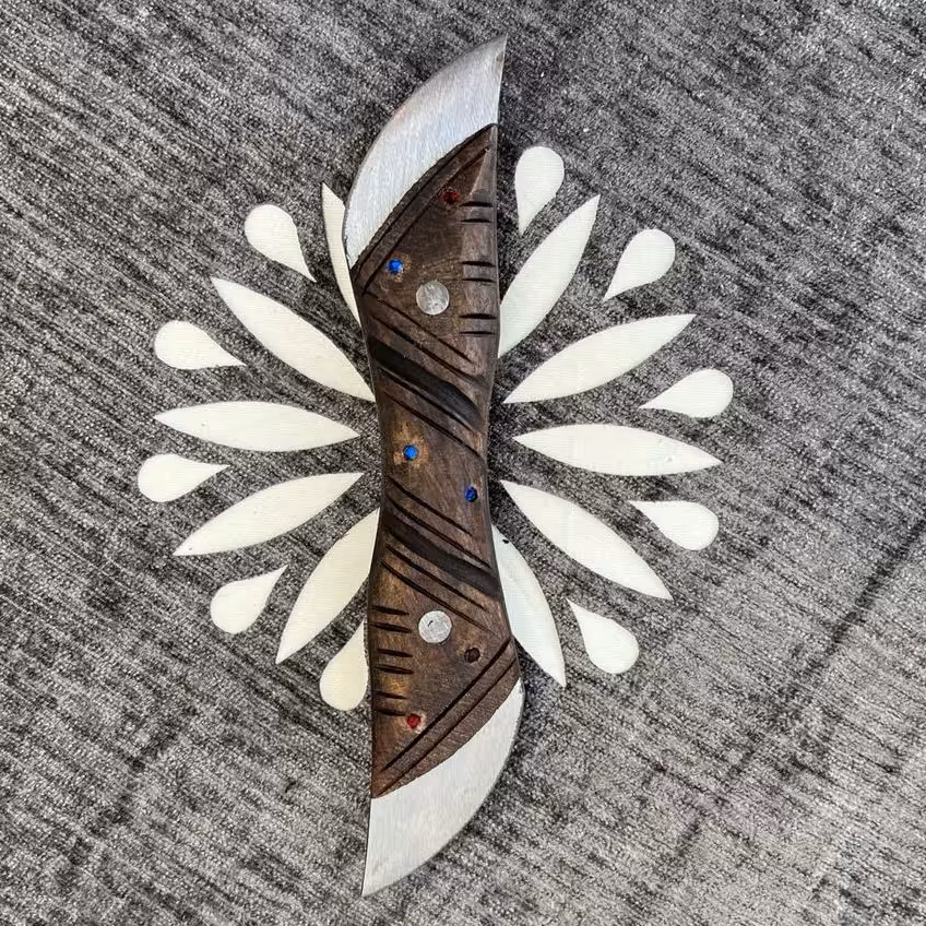 چاقوی پوست کنی نگین دار 2 طرفه