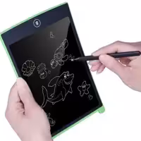 کاغذ دیجیتال صفحه تک رنگ یا تبلت یادداشت برداری با اثر خط یک رنگ و طراحی اندازه 8/5 اینچ واقعی