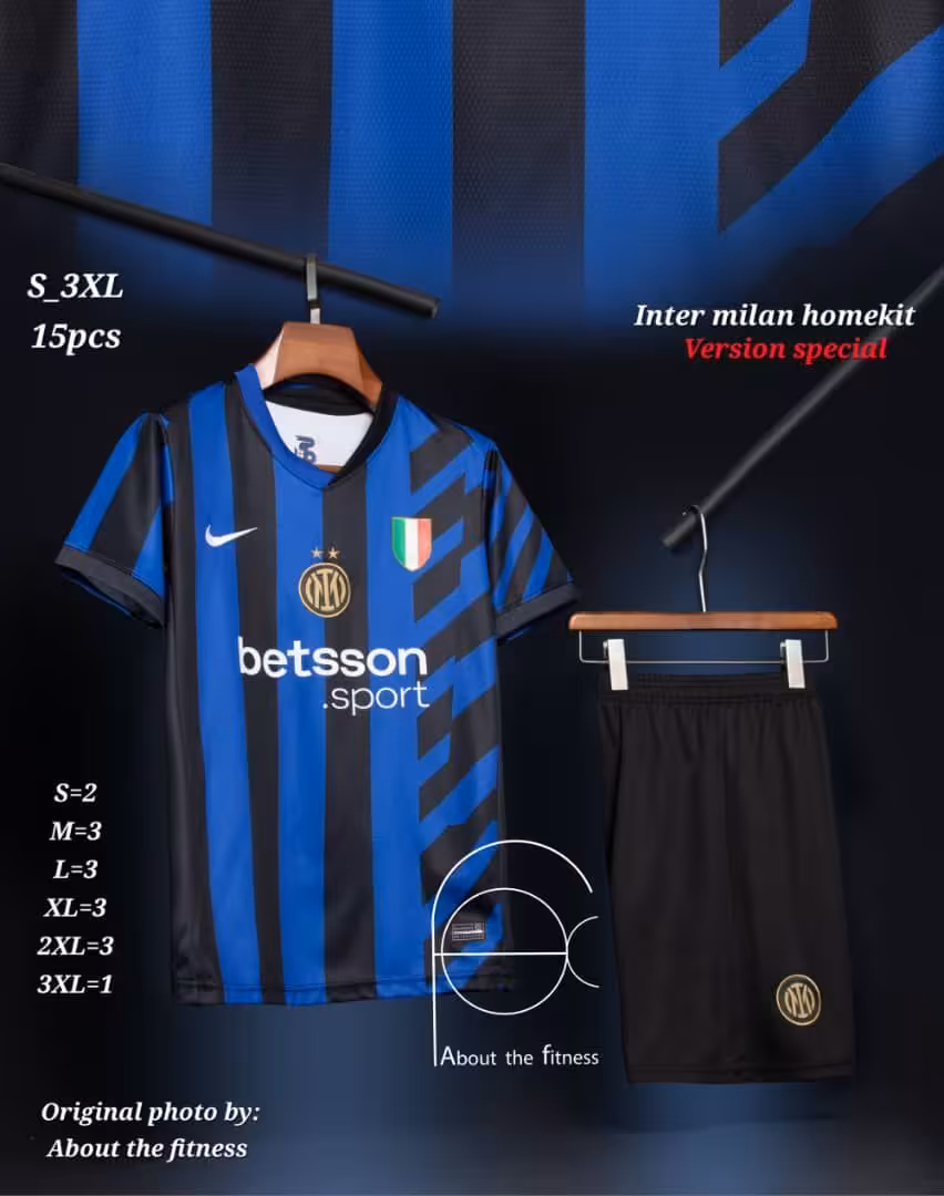 کیت اول اینترمیلان اسپیشیال فصل 2025-2024 (پیراهن شورت) ورژن هواداری