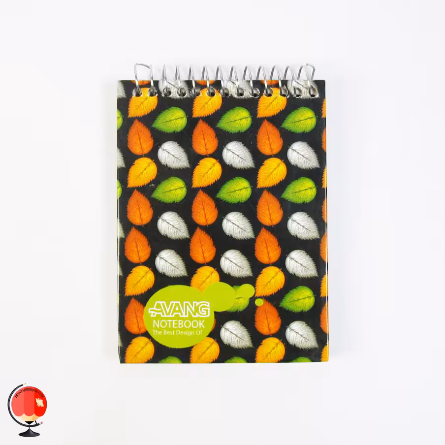 دفترچه یادداشت سیمی 60 برگ طرح پاییز آونگ