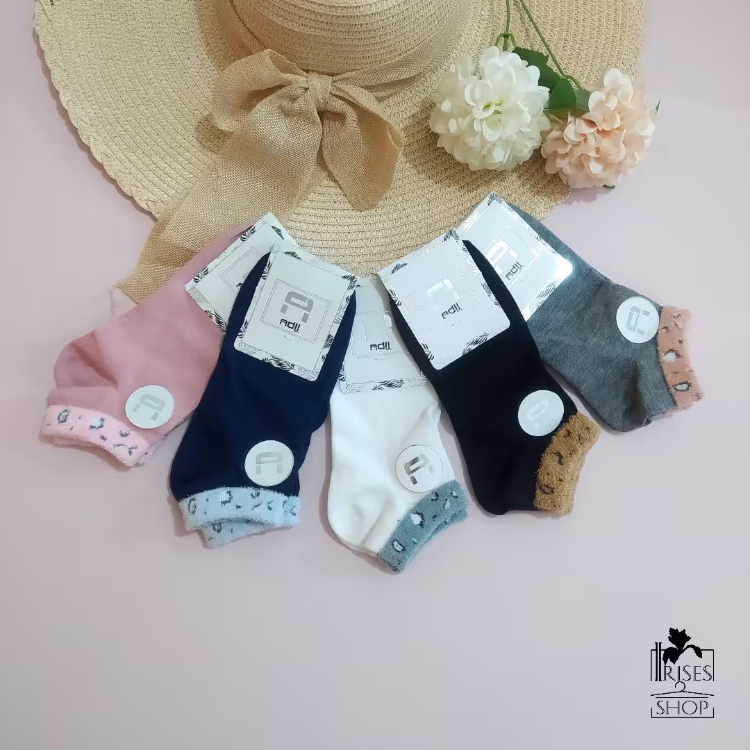 پک  دو عددی جوراب مچی خز دار بسیار زیبا و باکیفیت 