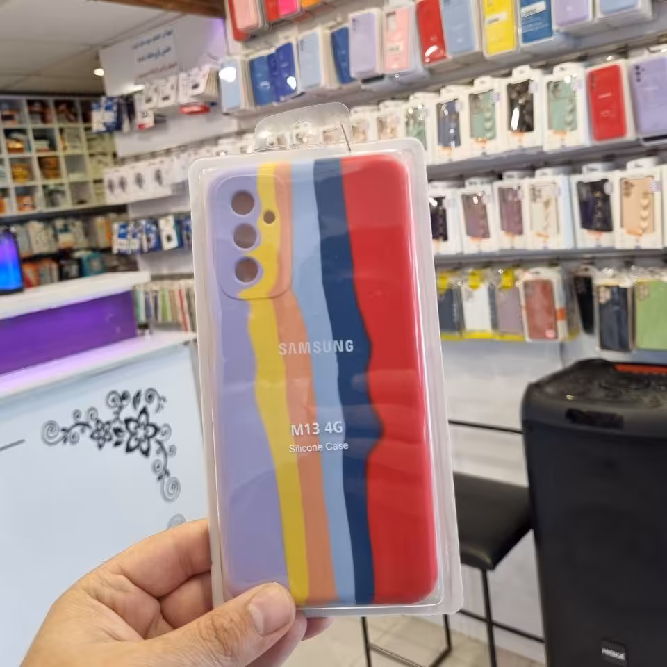 قاب سیلیکونی اورجینال رنگین کمانی Samsung M13 و F13
