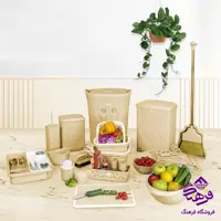 جهيزيه هومکت فلورا 56پارچه وانيلي