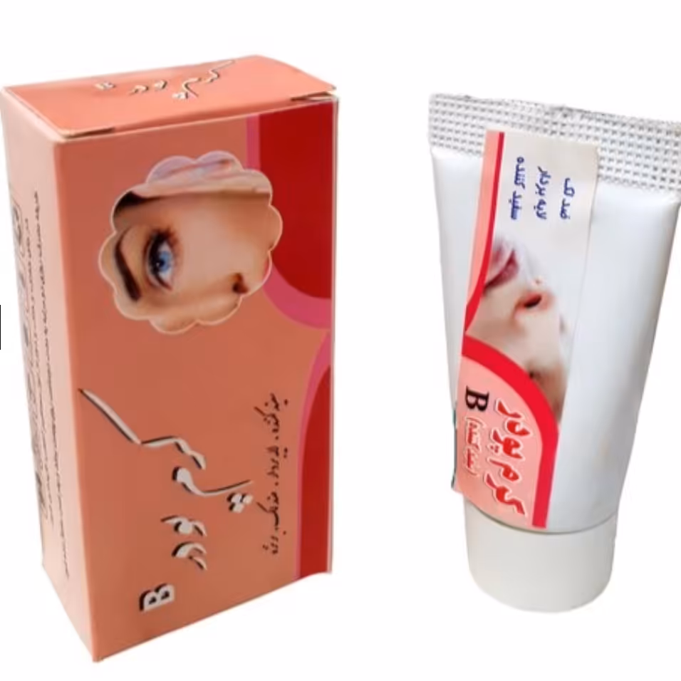 کرم پودر سفیدکننده B رنگ تیره