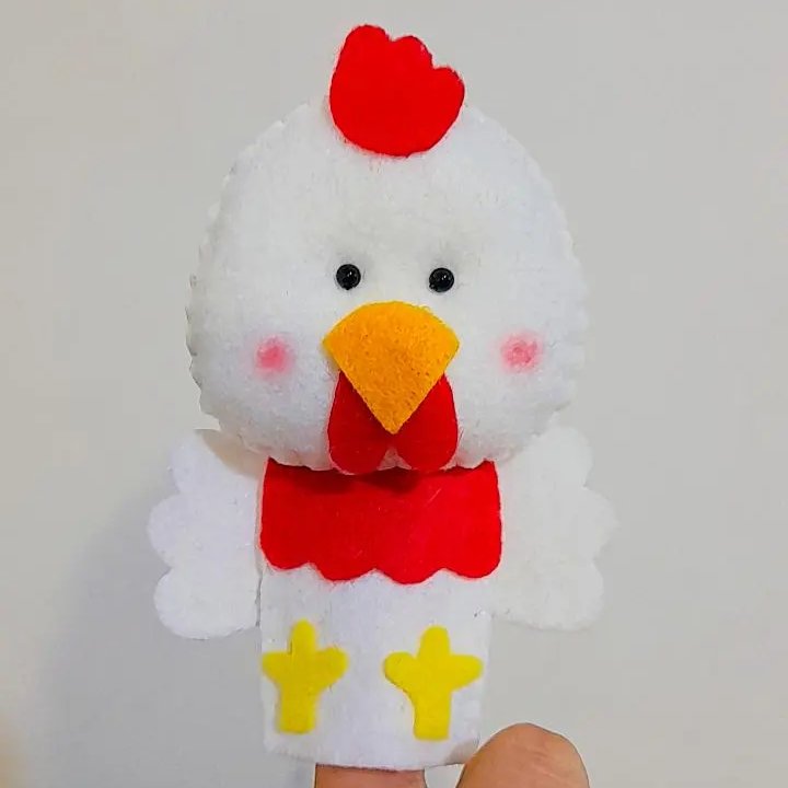 عروسک انگشتی مرغ
