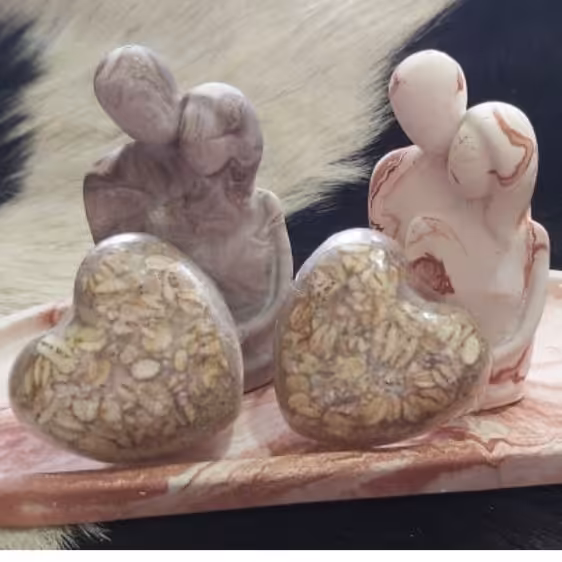 صابون درمانی جو پرک گلسیرینه دست ساز 70 گرمی