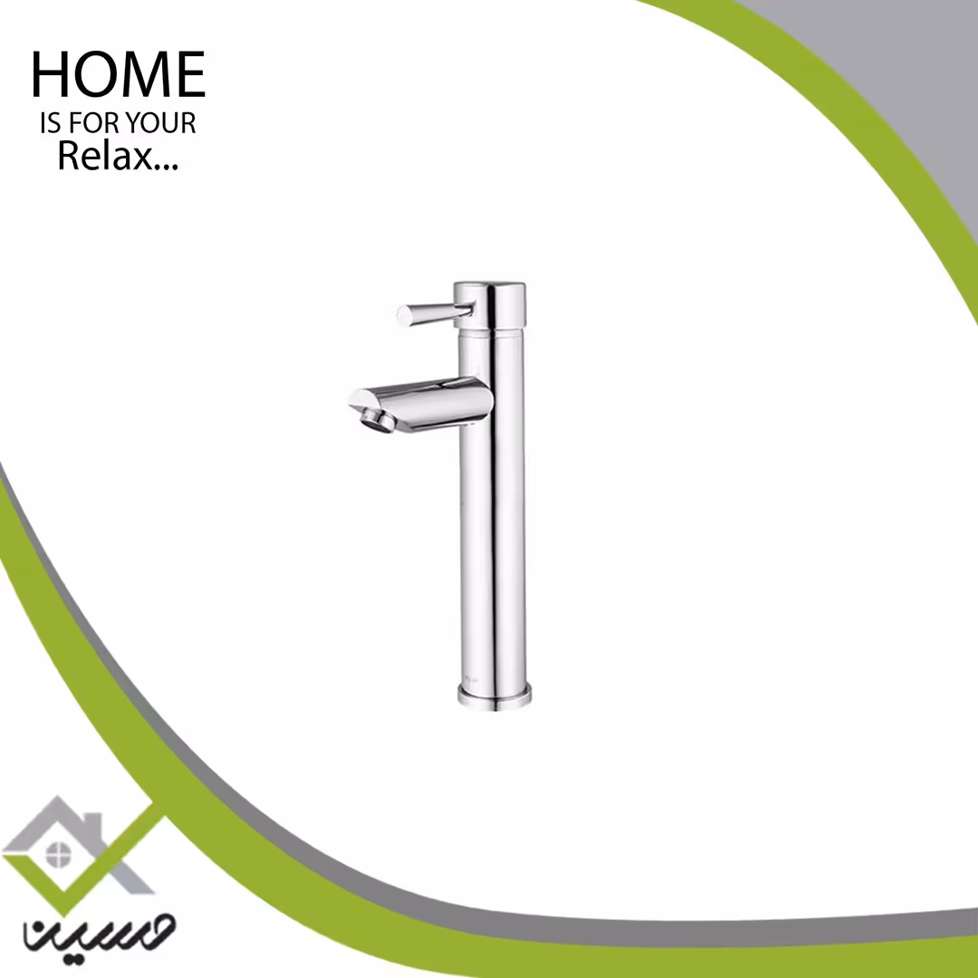 شیر روشویی پایه بلند کلار مدل تنسو(هزینه ارسال پس کرایه است)