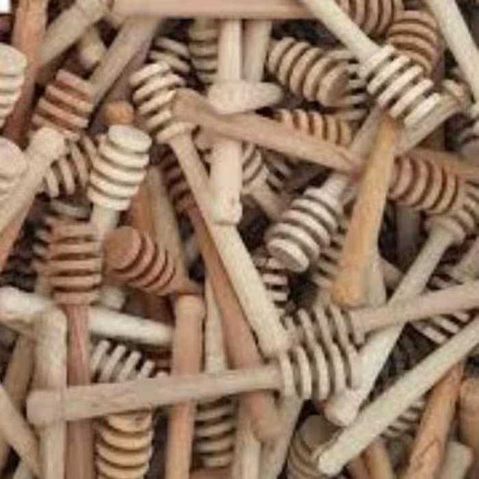 قاشق عسل چوبی