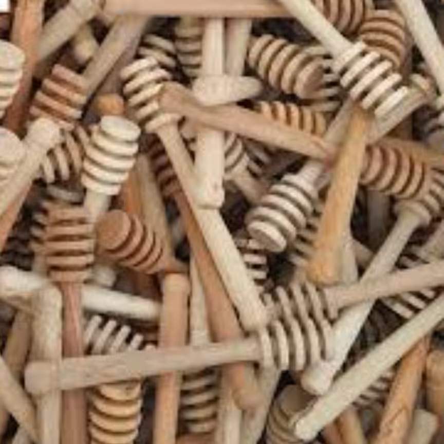 قاشق عسل چوبی