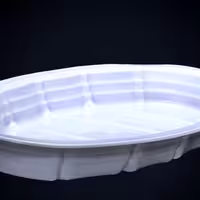 ظرف دیس گود بزرگ یکبار مصرف (بسته 50 تایی)