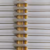 مقاومت 47 اهمی یک وات الکترونیکی 