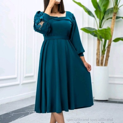 پیراهن مهمانی زنانه غواصی مدل تونیک مجلسی پونه