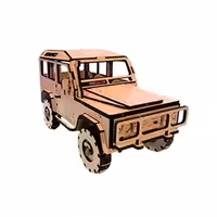 پازل چوبی سه بعدی طرح ماشین لندوور ارغنون آساناپخش 