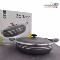 تابه تفلون ظرف زر دودسته سایز 34 تا 52