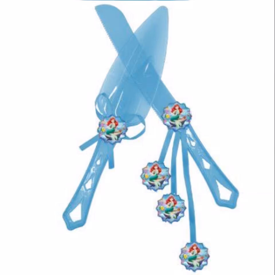 تم تولد کارد و کفگیر کیک بری تم پری دریایی