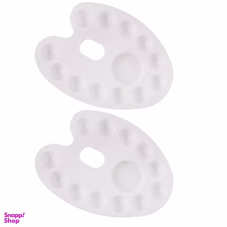 پالت رنگ مدل تخم مرغی کد 615001 بسته 2 عددی