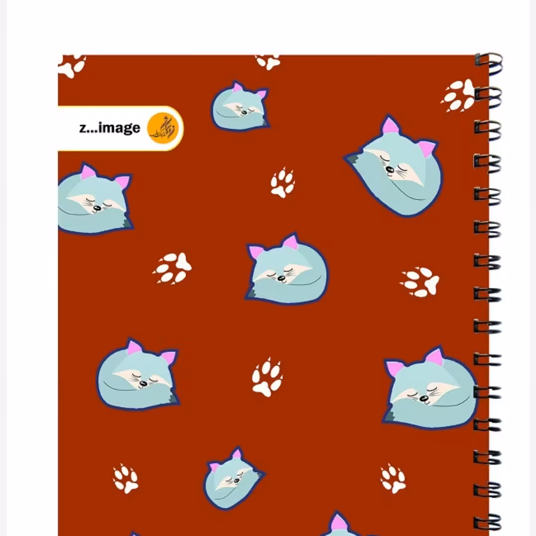 دفتر مقوایی سیمی 50 برگ زیماژ کد 11218