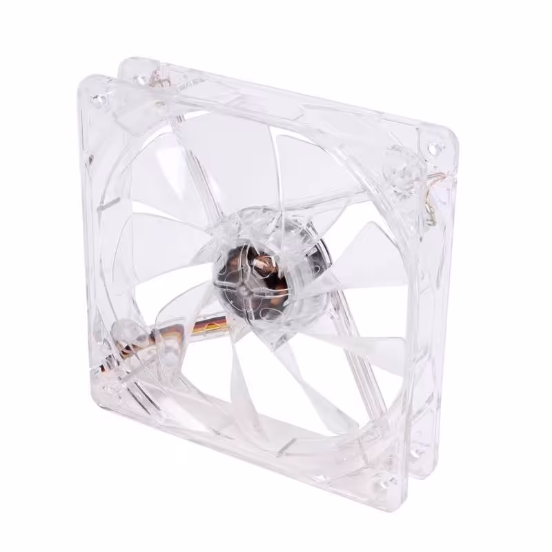 فن 120mm شیشه ای چراغ دار برای بدنه کیسFAN 120mm LED Glass