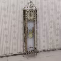 ساعت ایستاده برنز مدل گل رز کد 7404 ( برنجی )