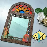 آینه ارسی سنتی رومیزی و دیواری  سایز 1  طرح حاکم تامی لند