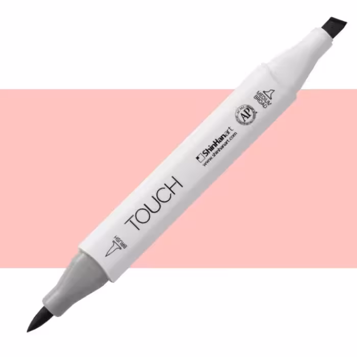 ماژیک راندو براش دو سر TOUCH شین هان کد R136 رنگ BLUSH