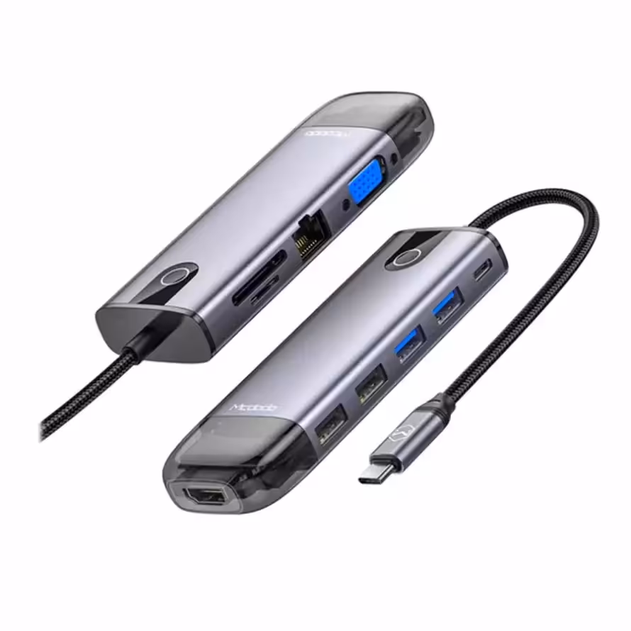 هاب مبدل 10 پورت Type-C مک دودو HU-7420