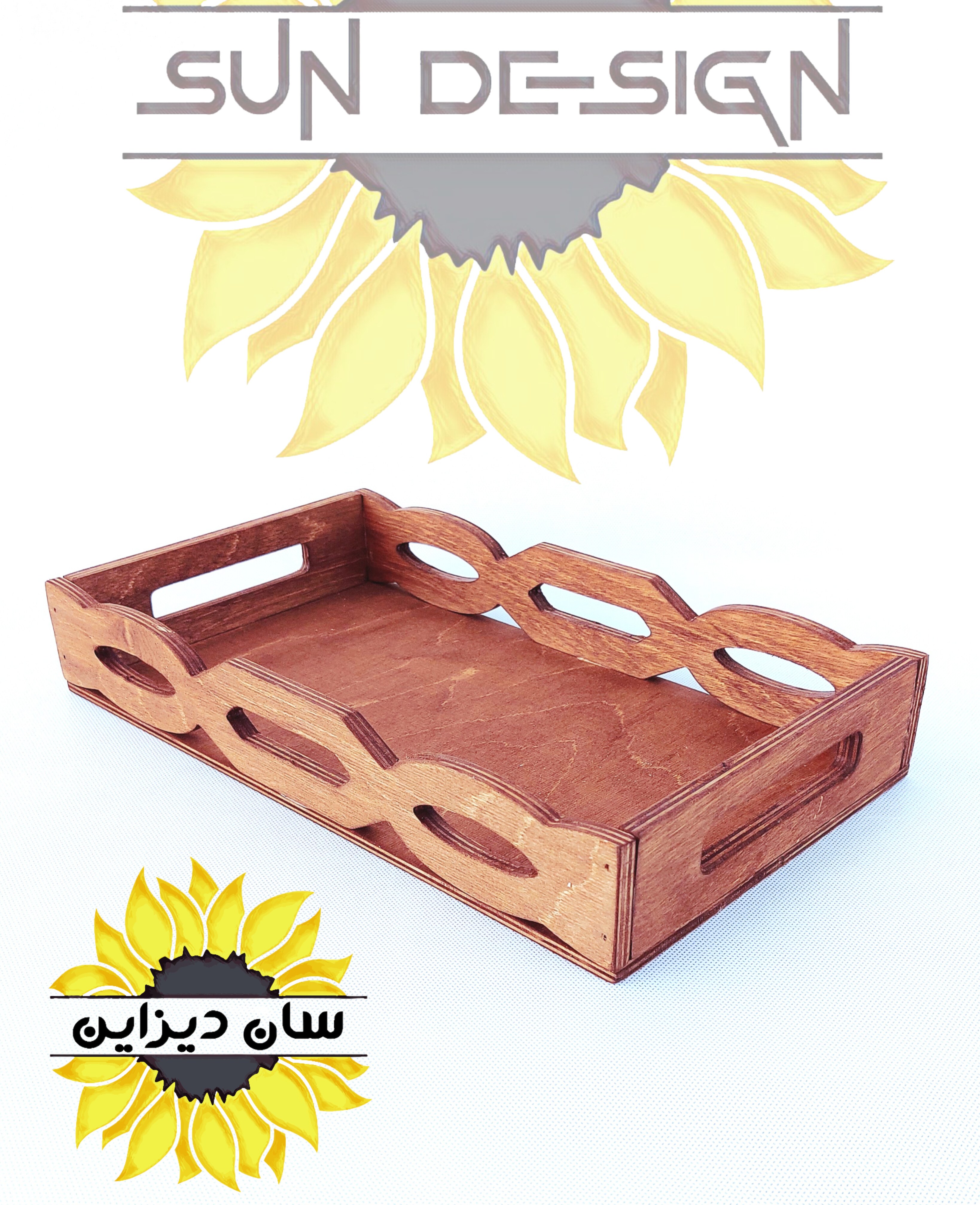 استند(رایزر) چوبی نظم دهنده ادویه و آشپزخانه مدل پنجره ای