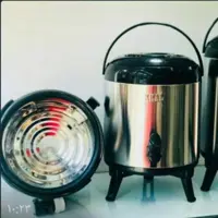 کلمن 10لیتری استیل پایه دار
