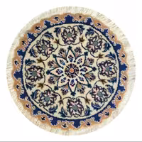 فرش 50سانتی دستباف نایین  مدل دایره