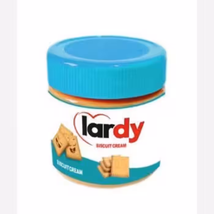  کرم بیسکوئیت300 گرم لاردی بسته بندی پت