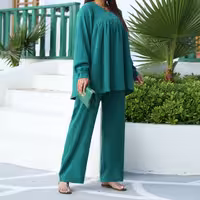 ست دوتیکه بلوز و شلوار طرح لارا