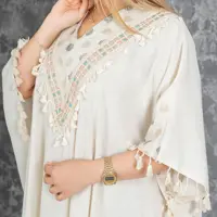 مانتو پیراهنی کفتان سلین کد 7680501