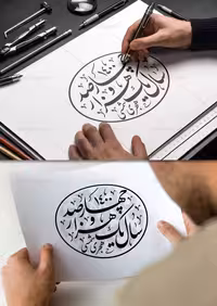 خوشنویسی سال هزار و چهارصد | گرافیک با طعم تربچه