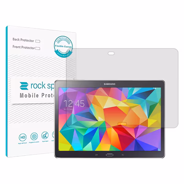 گلس تبلت سامسونگ Galaxy Tab S 10.5 SM-T800 مدل نانو هیدروژل شفاف برند راک اسپیس کد L