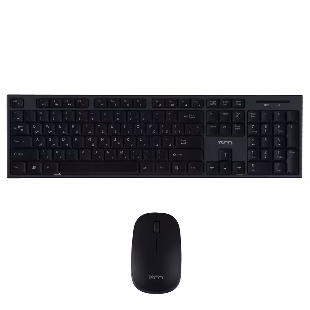 کیبورد و ماوس بی سیم تسکو مدل TSCO TKM 7020W