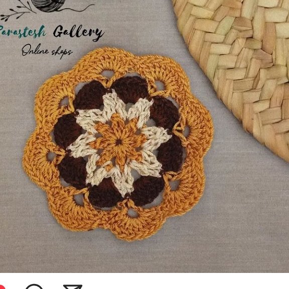 زیر ماگی نخ ابریشم