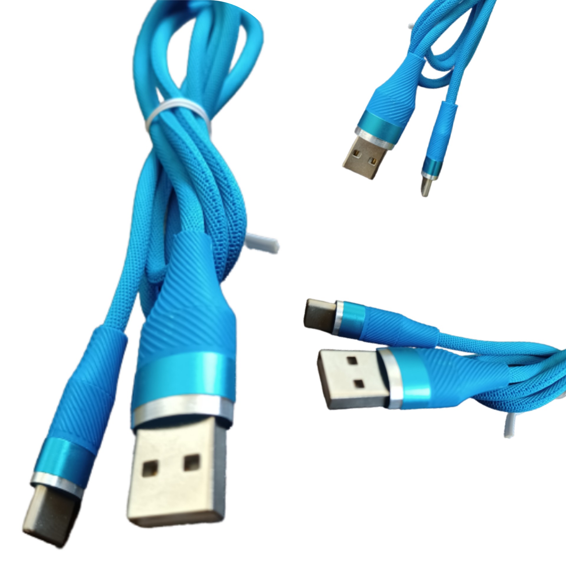کابل شارژ تایپ سی الیاف کنفی ضخیم مدل w-01 با سرعت شارژ فوق العاده عالی