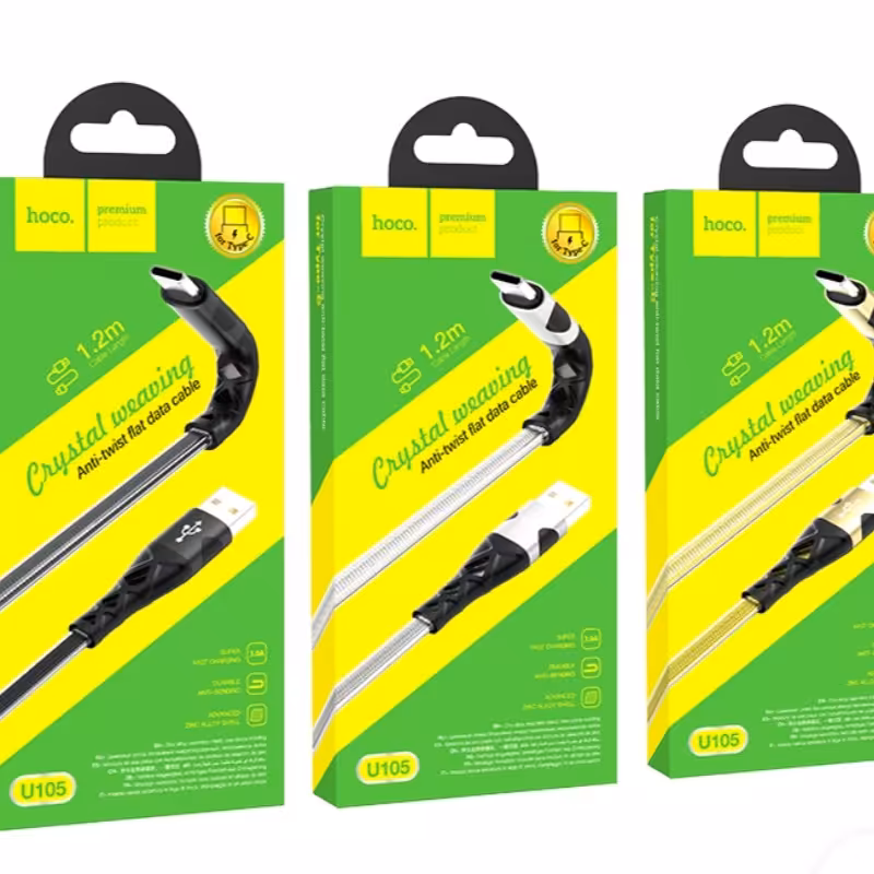 کابل شارژ تایپ سی هوکو مدل U105 