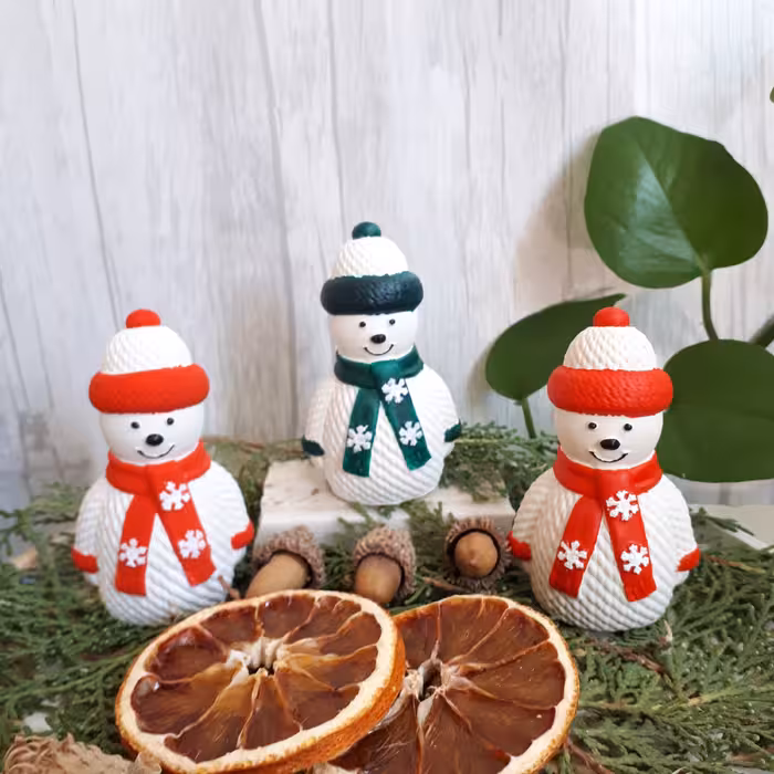 مجسمه آدم برفی پک 20 عددی