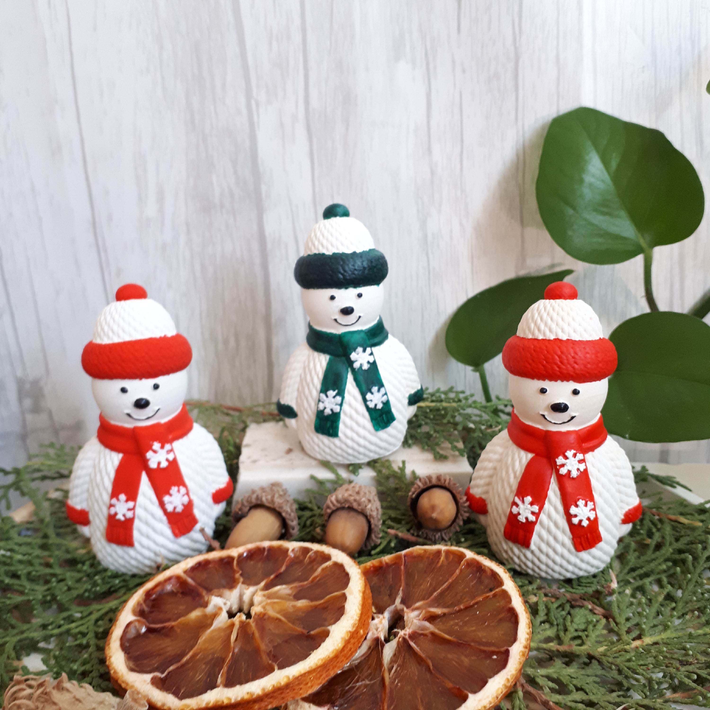 مجسمه آدم برفی پک 20 عددی