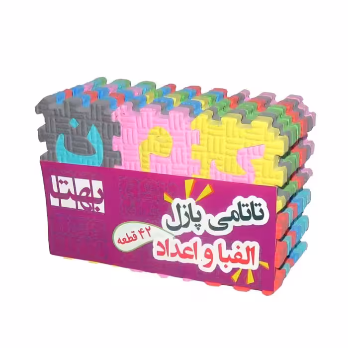 کتاب پازل فومی کفپوش تاتامی الفبا و اعداد 77