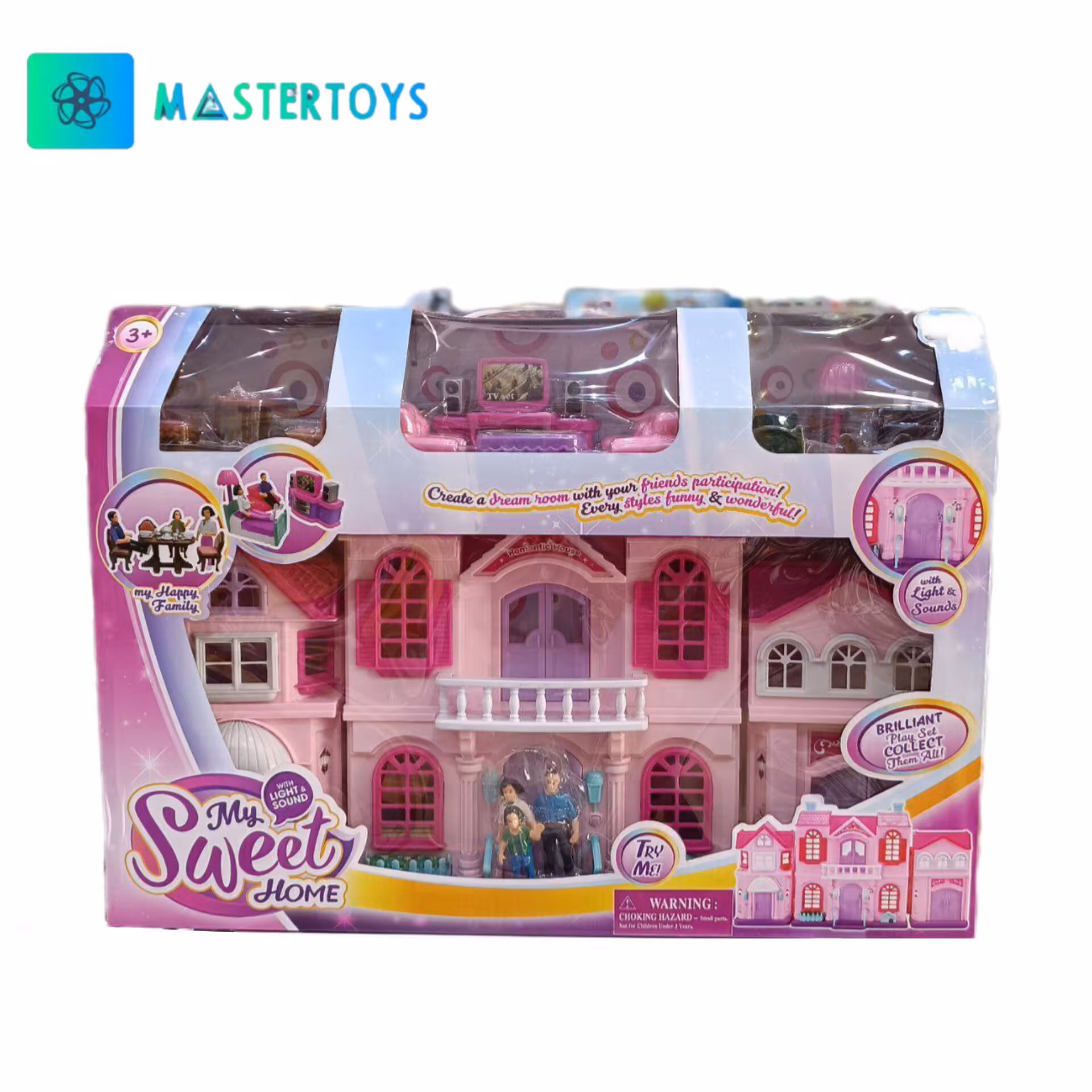 قصر عروسک با لوازم آیتم 16427