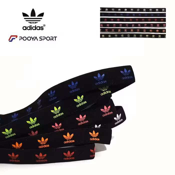 تل مو ورزشی کشی طرح گل آدیداس adidas ترمز دار (جدید)