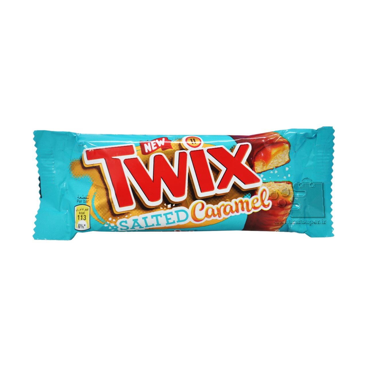 شکلات مغزدار کارامل نمکی 46 گرم توییکس – twix
