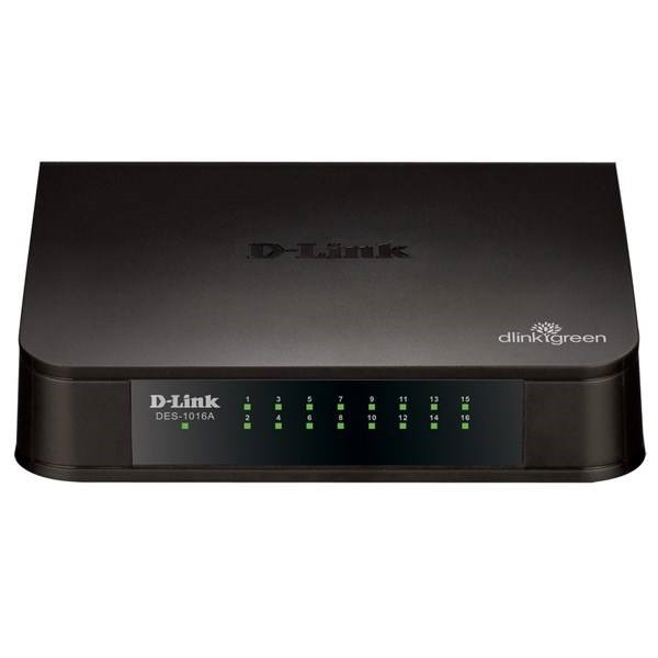 سوییچ 16 پورت غیر مدیریتی و مگابیتی دی-لینک مدل DLink DES-1016A گارانتی اصلی