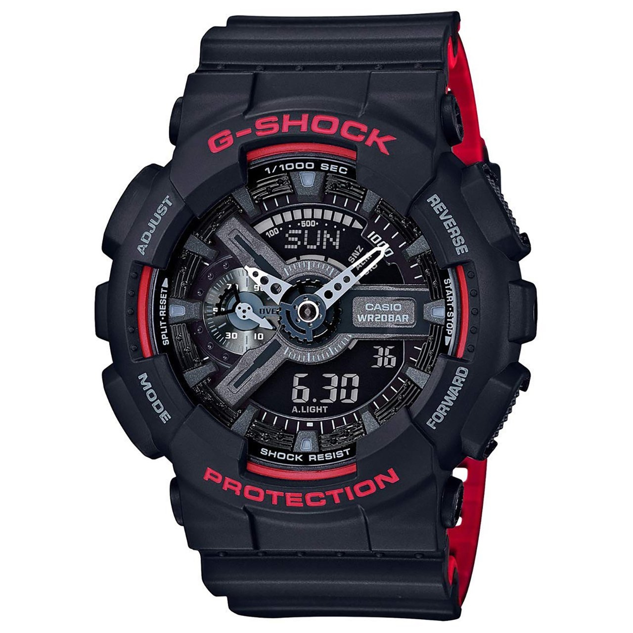 ساعت مچی عقربه ای مردانه کاسیو جی شاک مدل GA-110HR-1ADR