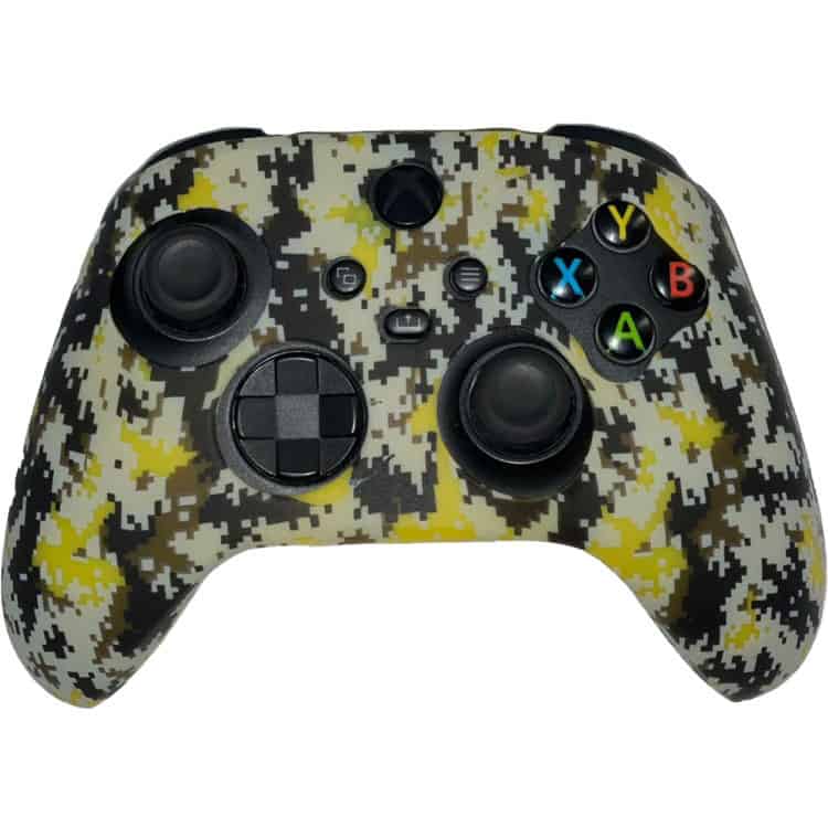 کاور کنترلر Xbox Series – طرح زرد پیکسلی